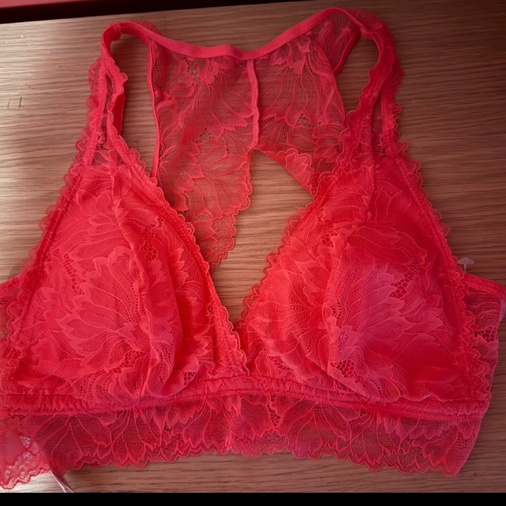Pink Lace Bralette